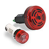 Visual-audible signal devices - buzzers with LED indicators