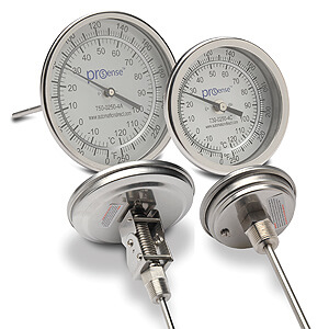 ProSense Bi-Metal Dial Thermometers, probe thermometers, water thermometers, celcius thermometers, fahrenheit thermometers 
