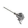 Thermocouple probe, spring-loaded with connection head