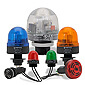 WERMA visual light beacons and audible and visual buzzers