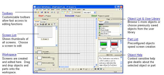 C-more programming screen