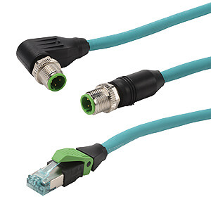 Cat5e M12 Ethernet Patch Cables