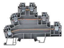Konnect-It Feed Through Triple Level Terminal Blocks