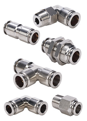 NITRA Pneumatic Stainless Steel Fittings