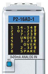 Productivity2000 PLC Analog I/O OLED Display