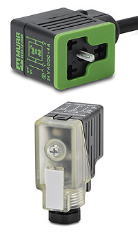 Pneumatic Solenoid Valve 11mm Cables and Valve Connectors