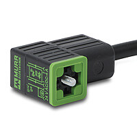 Pneumatic Solenoid Valve 9.4mm Cables and Connectors