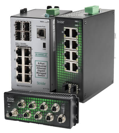 Stride Ethernet Switches/ Gigabit Switches and Converters