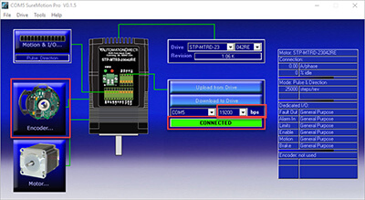 SureStep Stepper Configuration Software