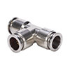 NITRA™ Union Tee Pneumatic Stainless Steel Fittings