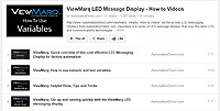 Play ViewMarq LED Message Displays Video