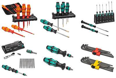 Screw drivers, allen wrenches, torque drivers, and bits