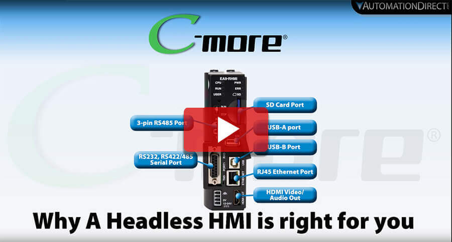 C-more Headless HMI Video