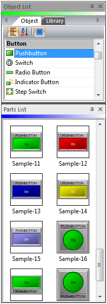 C-more software object list