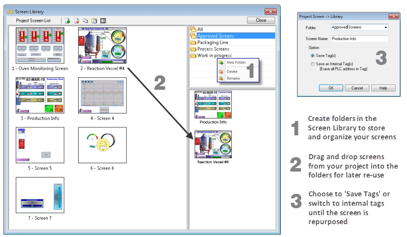 Screen Library