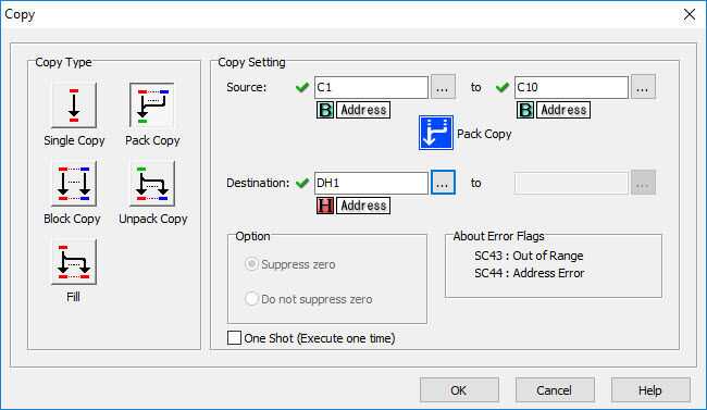 Copy Instructions Improvements