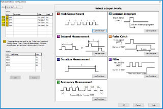 High-speed input config