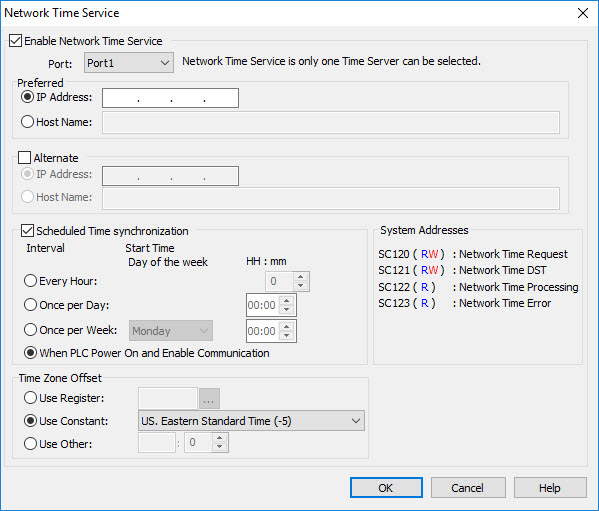 Network Time Service