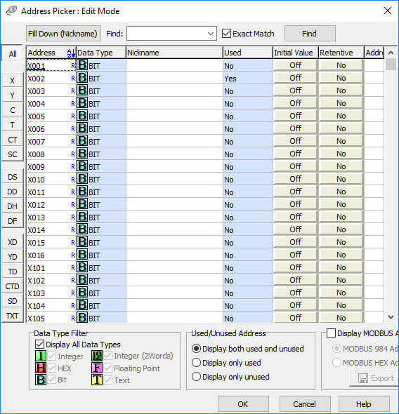 address picker