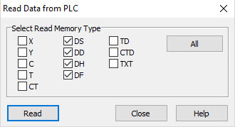 Read Data from PLC