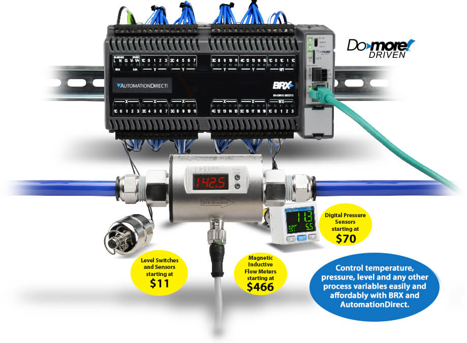 Control Temperature, Pressure, Level and more