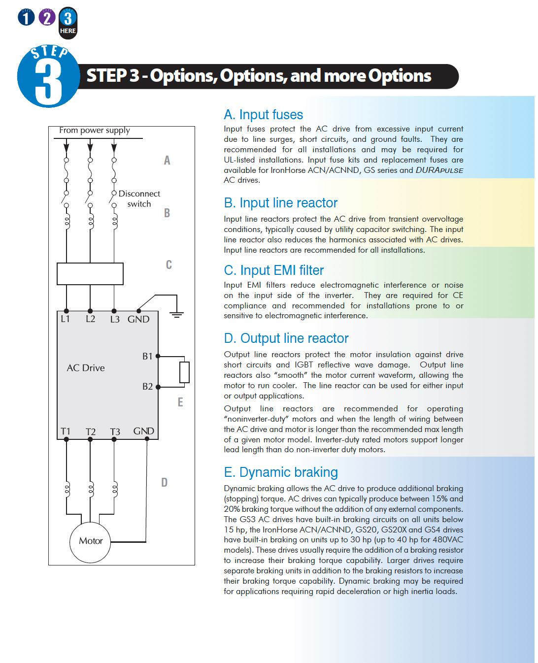 Drive Selection Step 3