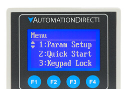 GS4s embedded quick-start menu
