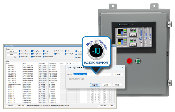 Time saving tag names