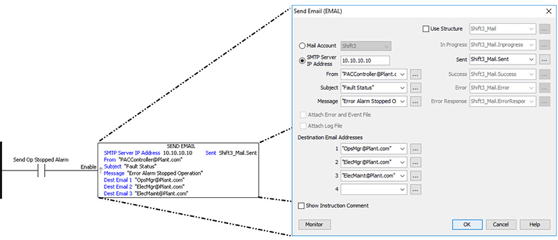 export tagnames from plc