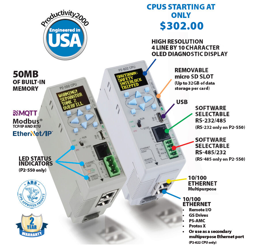 P2000 Small in size, rich on features