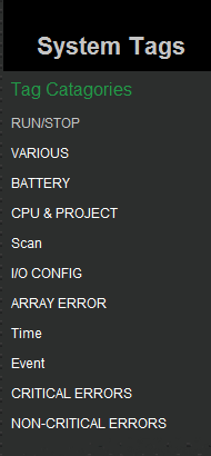 System Tags