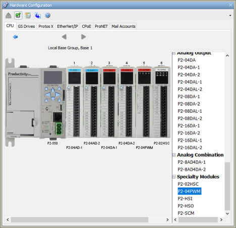 Productivity Suite Hardware Configuration