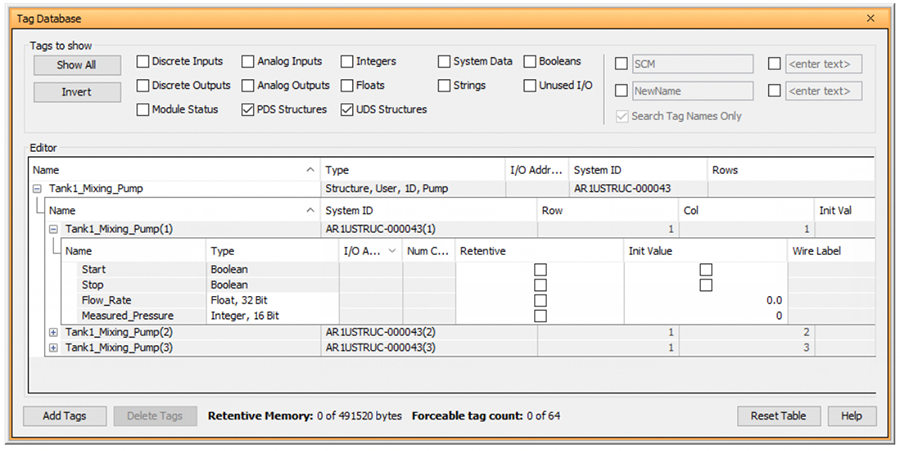 Tag Database