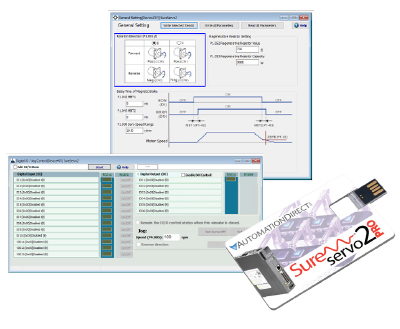 SureServo2 Pro Software on USB device